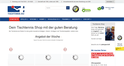 Desktop Screenshot of katalog.tischtennis.biz