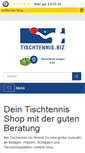 Mobile Screenshot of katalog.tischtennis.biz
